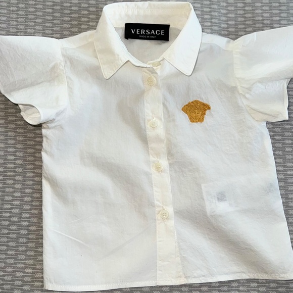 Versace Baby Embroidered shirt 6-9M - Picture 2 of 2